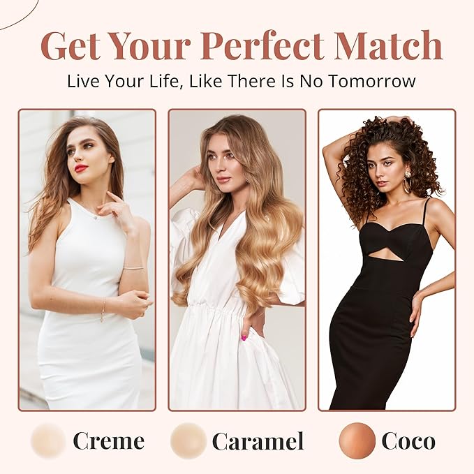 Dainty Girl Reusable Nipple Covers for Women – Caramel- 2 Pairs- Silicone Adhesive Pasties – Invisible No Show Breast Covers for Dresses – Waterproof, Skin-Friendly – Comes with Travel Box (Copy)